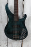 Yamaha TRBX604FM 4 String Electric Bass Guitar Flame Maple Top Indigo Blue