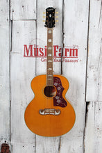 Load image into Gallery viewer, Epiphone J-200 Super Jumbo Acoustic Electric Guitar Aged Antique Natural Gloss