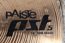 Load image into Gallery viewer, Paiste PST5 18 Inch Thin Crash Cymbal 18" Thin Crash Drum Cymbal