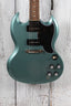 Epiphone 2021 SG Special P-90 Electric Guitar Faded Pelham Blue with Gig Bag