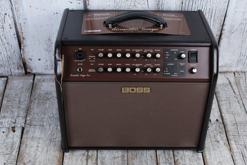 Boss Acoustic Singer Pro Acoustic Guitar Amplifier 120 Watt Amp with Footswitch