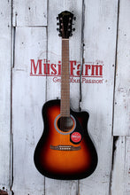 Load image into Gallery viewer, Fender FA-125CE Dreadnought Acoustic Electric Guitar Sunburst Gloss Finish