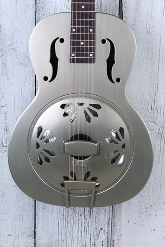 Gretsch G9201 Honey Dipper Round Neck Brass Body Biscuit Cone Resonator Guitar