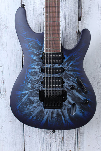 Ibanez S770 Solid Body Electric Guitar Cosmic Blue Frozen Matte Finish