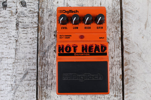 DigiTech Hot Head Distortion Pedal Electric Guitar Distortion Effects Pedal