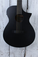 Load image into Gallery viewer, Ibanez AEWC621 Auditorium Body Acoustic Electric Guitar Spruce Top Black Out