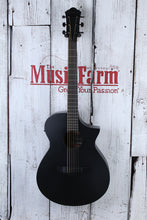 Load image into Gallery viewer, Ibanez AEWC621 Auditorium Body Acoustic Electric Guitar Spruce Top Black Out