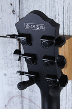 Load image into Gallery viewer, Ibanez AEWC621 Auditorium Body Acoustic Electric Guitar Spruce Top Black Out