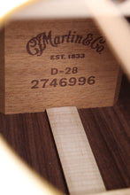 Load image into Gallery viewer, Martin Standard Series D-28 Dreadnought Acoustic Guitar with Hardshell Case