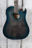 Ibanez Altstar ALT50FA Acoustic Electric Guitar Flame Maple Art Blue Doom Burst