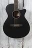 Ibanez AEG7MH Acoustic Electric Guitar Weathered Black Open Pore Finish