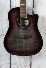 Load image into Gallery viewer, Ibanez Altstar ALT30FM Acoustic Electric Guitar Flame Maple Top Red Doom Burst