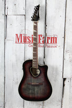 Load image into Gallery viewer, Ibanez Altstar ALT30FM Acoustic Electric Guitar Flame Maple Top Red Doom Burst