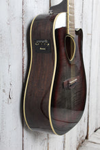 Load image into Gallery viewer, Ibanez Altstar ALT30FM Acoustic Electric Guitar Flame Maple Top Red Doom Burst