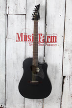 Load image into Gallery viewer, Ibanez Altstar ALT20 Acoustic Electric Guitar Weathered Black Open Pore Finish