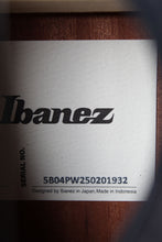 Load image into Gallery viewer, Ibanez Altstar ALT20 Acoustic Electric Guitar Weathered Black Open Pore Finish