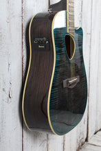 Load image into Gallery viewer, Ibanez Altstar ALT30FM Acoustic Electric Guitar Flame Maple Blue Doom Burst