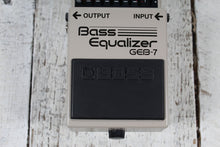 Load image into Gallery viewer, Boss GEB-7 Bass EQ Pedal Electric Bass Guitar Effects Pedal