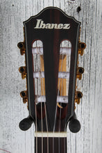Load image into Gallery viewer, Ibanez FRH10N Thinline Nylon Acoustic Electric Guitar Indigo Blue Metallic