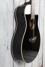 Load image into Gallery viewer, Yamaha APX Series APX600 Thinline Cutaway Acoustic Electric Guitar Black Finish