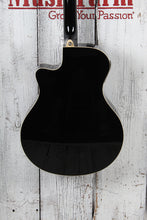 Load image into Gallery viewer, Yamaha APX Series APX600 Thinline Cutaway Acoustic Electric Guitar Black Finish