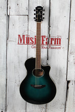 Load image into Gallery viewer, Yamaha APX600 Thinline Cutaway Acoustic Electric Guitar Oriental Blue Burst