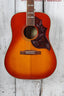 Epiphone Hummingbird Studio Acoustic Electric Guitar Faded Cherry Sunburst
