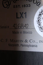 Load image into Gallery viewer, Martin LX1 Little Martin Left Handed Acoustic Guitar Solid Spruce Top w Gig Bag