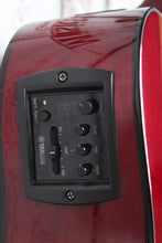 Load image into Gallery viewer, Yamaha FSX800C Concert Cutaway Acoustic Electric Guitar Solid Spruce Ruby Red