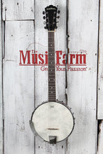 Load image into Gallery viewer, Washburn Americana Series B6 Six String Open Back Banjo with Remo Head