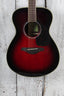 Yamaha FS830 DSR Concert Body Acoustic Guitar Solid Spruce Top Dusk Sun Red