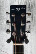Load image into Gallery viewer, Jay Turser Jay Jr 3/4 Size Dreadnought Acoustic Guitar Flame Top Blue Sunburst