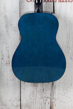 Load image into Gallery viewer, Jay Turser Jay Jr 3/4 Size Dreadnought Acoustic Guitar Flame Top Blue Sunburst