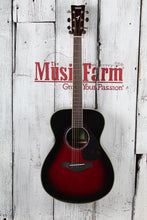 Load image into Gallery viewer, Yamaha FS830 DSR Concert Body Acoustic Guitar Solid Spruce Top Dusk Sun Red