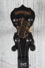 Load image into Gallery viewer, Deering Goodtime Blackgrass Banjo 5 String Resonator Banjo Black Satin Finish