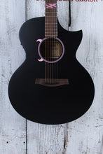 Load image into Gallery viewer, Schecter Machine Gun Kelly Acoustic Electric Guitar Satin Black Finish