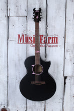 Load image into Gallery viewer, Schecter Machine Gun Kelly Acoustic Electric Guitar Satin Black Finish