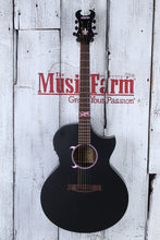 Load image into Gallery viewer, Schecter Machine Gun Kelly Acoustic Electric Guitar Satin Black Finish