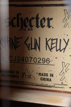 Load image into Gallery viewer, Schecter Machine Gun Kelly Acoustic Electric Guitar Satin Black Finish