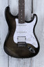 Washburn SFDSB Sonamaster Deluxe Electric Guitar Flame Maple Top Transparent Black
