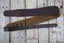Thalia Dark Chocolate Leather Guitar Strap with Lucky Dragon Inlay