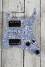 Loaded Electric Guitar Pickguard with Dual Burstbucker Humbucker Guitar Pickups