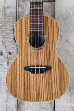 Load image into Gallery viewer, Luna Uke High Tide Concert Zebra Wood Acoustic Electric Ukulele with Gig Bag