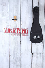 Load image into Gallery viewer, Luna Uke High Tide Concert Zebra Wood Acoustic Electric Ukulele with Gig Bag