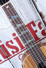 Load image into Gallery viewer, Luna Uke High Tide Concert Zebra Wood Acoustic Electric Ukulele with Gig Bag
