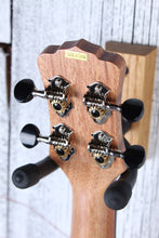 Load image into Gallery viewer, Luna Uke High Tide Concert Zebra Wood Acoustic Electric Ukulele with Gig Bag