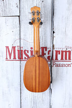Load image into Gallery viewer, Luna UKE TATTOO Soprano Pineapple Ukulele Set w Pitch Pipe Chord Chart and Gig Bag