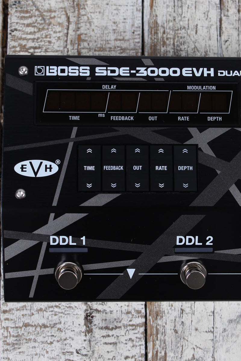 Boss SDE3000 EVH Dual Digital Delay Pedal Electric Guitar Delay Effec