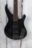 Yamaha TRBX604FM TBL 4 String Electric Bass Guitar Flame Maple Top Trans Black