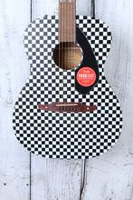 Load image into Gallery viewer, Fender Tim Armstrong Hellcat Concert Acoustic Electric Guitar Checkerboard